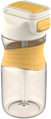 Бутылка для воды Smart Solutions Slow Sip / SH-SS-BTL-TRN-YEL-450 (желтый)