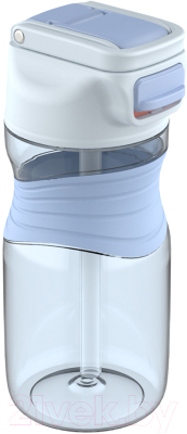 Бутылка для воды Smart Solutions Slow Sip / SH-SS-BTL-TRN-BL-450 (голубой)