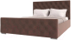 Каркас кровати НК Мебель Интеро 160x200 / 72306776 (велюр шоколад) - 