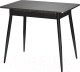 Миниатюра изображения товара Обеденный стол Древпром М46 Бостон ДП1-01-10 60x90-127 (графит)
