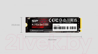 SSD диск Silicon Power UD80 500GB (SP500GBP34UD8005)