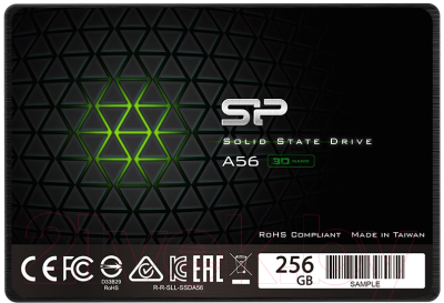 SSD диск Silicon Power A56 256Gb (SP256GBSS3A56B25)