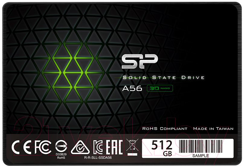 SSD диск Silicon Power A56 512GB (SP512GBSS3A56A25)