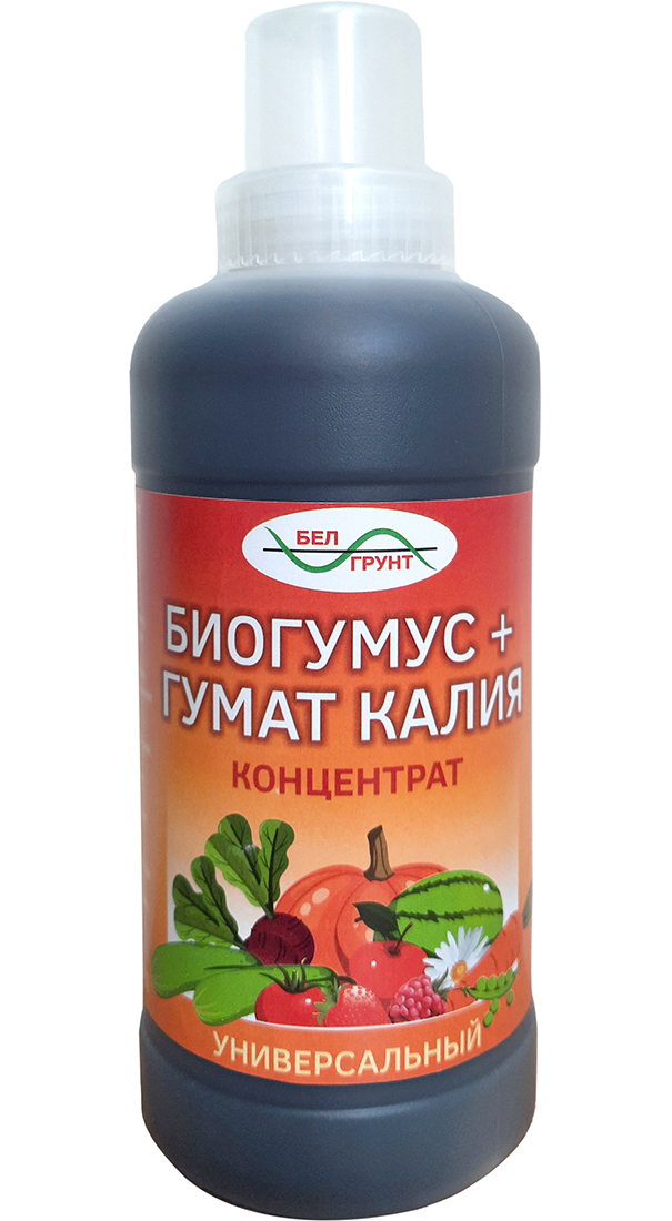 Удобрение No Brand Биогумус и Гумат Калия для рассады (600мл)