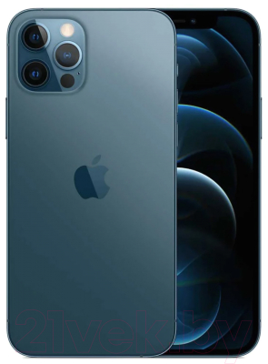 Смартфон Apple iPhone 12 Pro 512GB/2AMGMX3 восстановленный Breezy Грейд A (тихоокеанский синий)