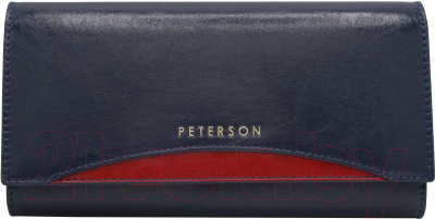 Портмоне Peterson PTN PL-467 (темно-синий/красный)