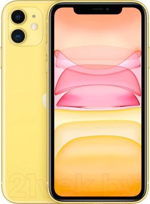 Смартфон Apple iPhone 11 128GB /2BMWM42 восстановленный Breezy грейд B (желтый)