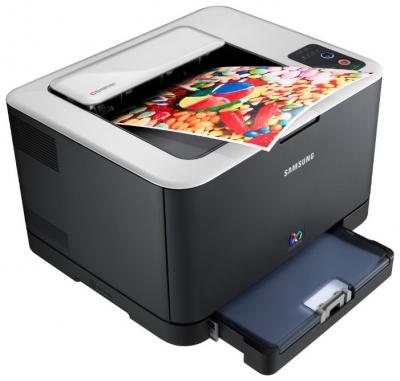 Принтер Samsung CLP-325 Black - сбоку