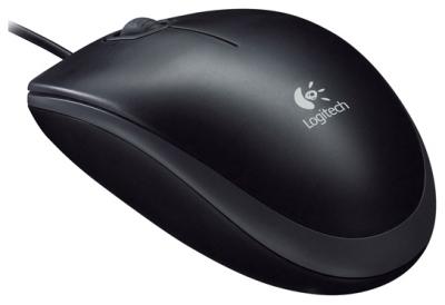 Мышь Logitech B110 Optical Mouse USB (L910-005508) - общий вид