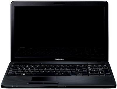 Ноутбук Toshiba Satellite C660D-121 - фронтальный вид 