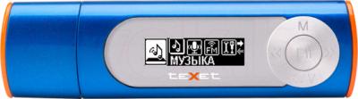 USB-плеер Texet T-26 (8Gb, синий) - общий вид