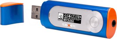 USB-плеер Texet T-26 (8Gb, синий) - общий вид 
