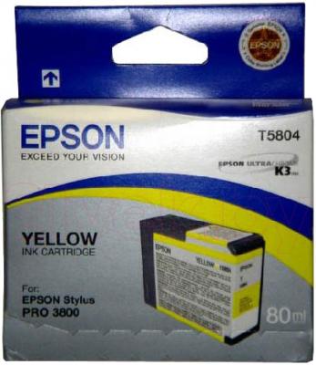 Картридж Epson C13T580400 - общий вид