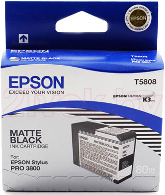 Картридж Epson C13T580800 - общий вид