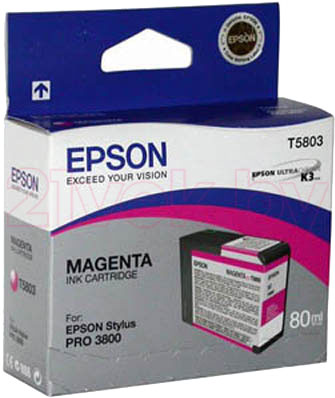 Картридж Epson C13T580A00 - общий вид