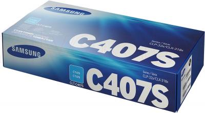 Тонер-картридж Samsung CLT-C407S - упаковка