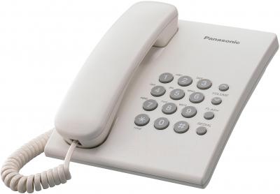Проводной телефон Panasonic KX-TS2350 (белый) - общий вид