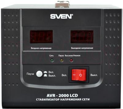Стабилизатор напряжения Sven AVR-2000 LCD - общий вид 