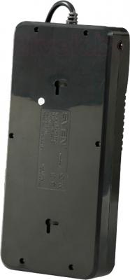 Сетевой фильтр Sven Surge Protector Fort Pro 5.0 (черный, 6 розеток) - вид сзади