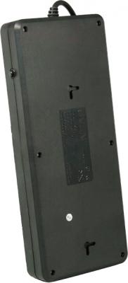 Сетевой фильтр Sven Surge Protector Fort 5.0 (черный, 5 розеток) - вид сзади