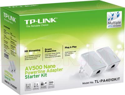 Комплект powerline-адаптеров TP-Link TL-PA4010KIT - упаковка