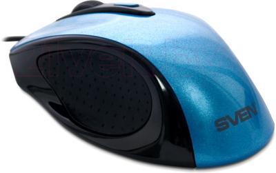 Мышь Sven RX-520 (Blue-Black) - общий вид