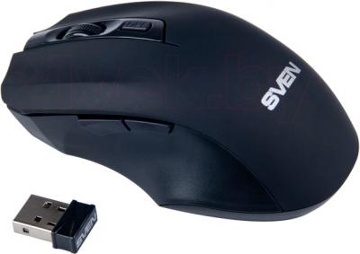 Мышь Sven RX-350 (черный) - общий вид