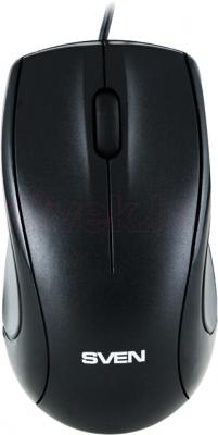 Мышь Sven RX-150 USB+PS/2 (черный) - общий вид