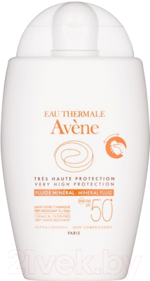 

Крем солнцезащитный Avene, Минеральный SPF50+