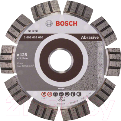 

Отрезной диск алмазный Bosch, 2.608.602.680