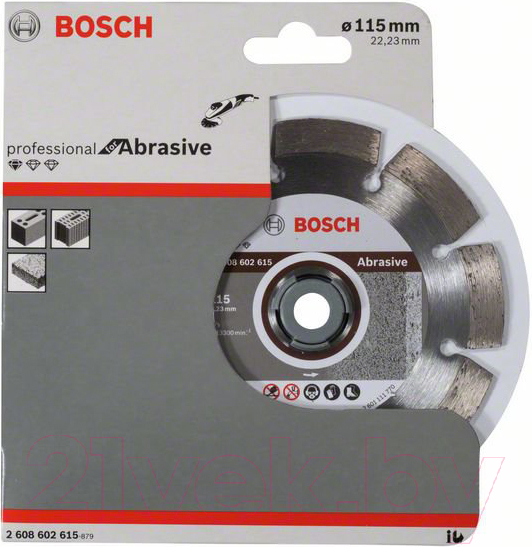 Отрезной диск алмазный Bosch 2.608.602.615