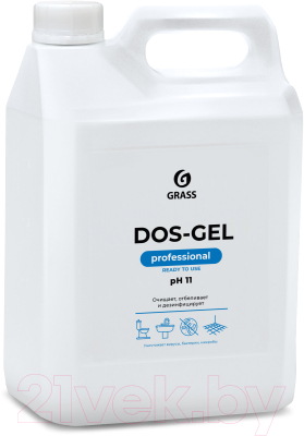 Чистящее средство для ванной комнаты Grass Dos Gel / 125240 (5.3кг)