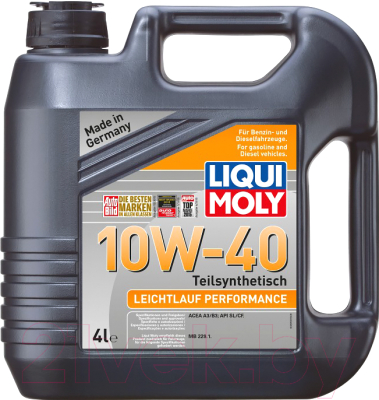 Моторное масло Liqui Moly Leichtlauf Performance 10W40 / 8998 (4л)
