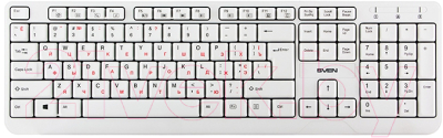 Клавиатура+мышь Sven KB-S330C (белый)