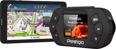 GPS навигатор Prestigio PGPS7800CIS08GBPG (+ видеорегистратор PCDVRR140)