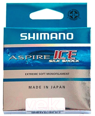 Леска монофильная Shimano Aspire Silk S Ice 0.125мм зимняя / ASSSI5012 (50м)