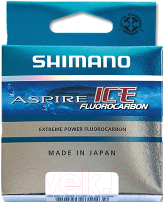Леска флюорокарбоновая Shimano Aspire Fluo Ice 0.205мм зимняя / ASFLRI3020 (30м)