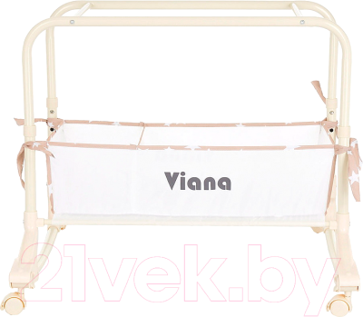 Детская кроватка Pituso Viana 3 в 1 / YS401-CB (Cage Beige/бежевый)