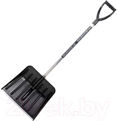 Лопата для уборки снега Berchouse №16 (с алюминиевым наконечником и сьемным черенком)