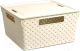 Коробка для хранения Violet Береста / V6811126 (11л, слоновая кость) - 