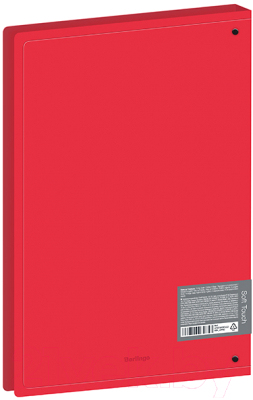 Папка для бумаг Berlingo Soft Touch / RB4_4D982 (красный)