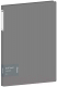 Папка для бумаг Berlingo Soft Touch / RB4_4D985 (серый) - 