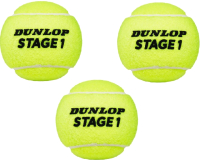 Набор теннисных мячей DUNLOP Stage 1 / 622DN601338 (3шт) - 