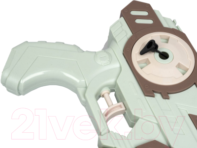 Бластер игрушечный Bondibon Водный пистолет. Наше лето / ВВ5800 (зеленый/коричневый)