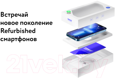 Смартфон Apple iPhone 13 Pro 256GB/2AMNE33 восстановленный Breezy Грейд A (Alpine Green)