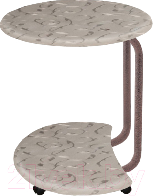 Изображение товара Приставной столик Древпром ДП1-03-08 (арабискат/лаванда бронзовая)