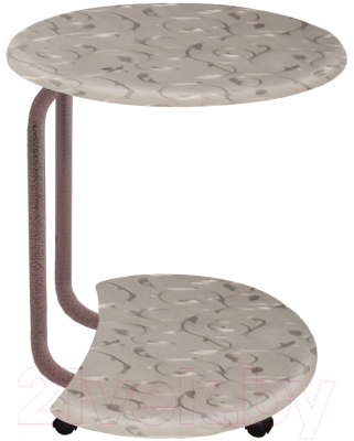 Изображение товара Приставной столик Древпром ДП1-03-08 (арабискат/лаванда бронзовая)