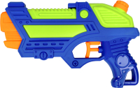 Бластер игрушечный Bondibon Водный пистолет. Наше лето / ВВ5804 (зеленый/синий) - 