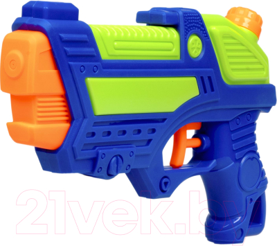 Бластер игрушечный Bondibon Водный пистолет. Наше лето / ВВ5804 (зеленый/синий)