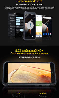 Смартфон Oukitel WP20 4GB/32GB (черный)